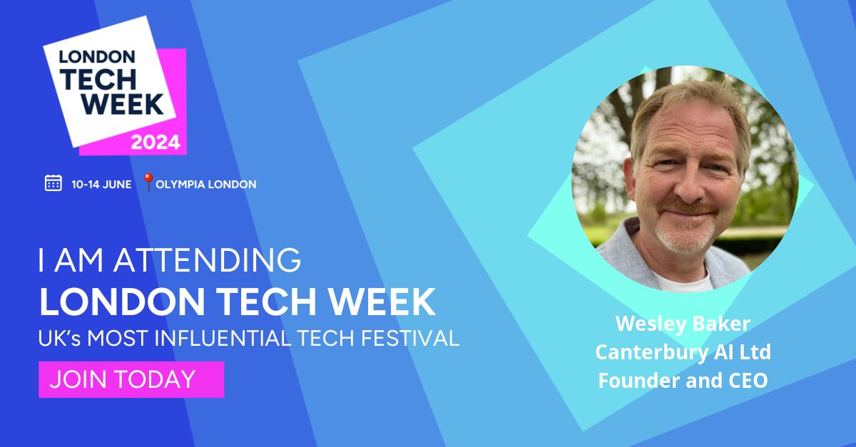 🚀 London Tech Week is back! 🌟 Join me for a week of innovation, investment, and inspiration. With 90+ countries represented and a brand new venue at Olympia, this is where the tech ecosystem meets and does business. Don't miss out on being one step ahead! 💡 Want to join me?