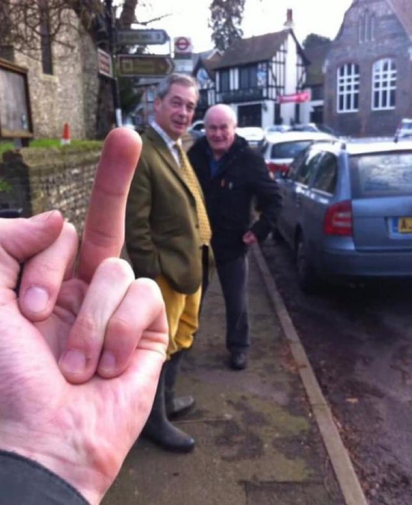 My favourite ever #FingerpostFriday features Nigel Farage...