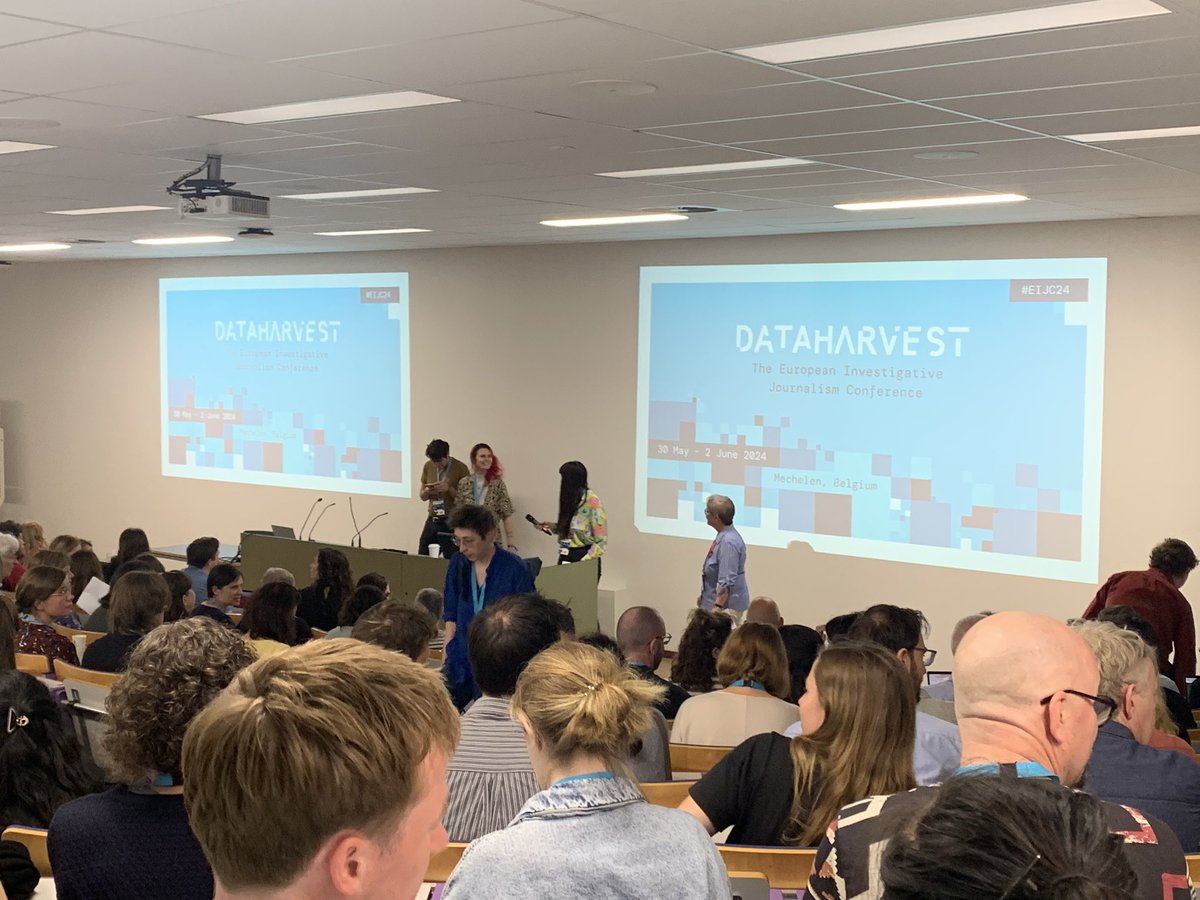 Global Investigative Journalism Network (@gijn) on Twitter photo 🔔 We’re at <a href="/DataharvestEIJC/">Dataharvest - EIJC</a>! Come and have a chat with our Director Emilia Díaz-Struck, Resource Center Director <a href="/NikoliaA/">Nikolia Apostolou</a>, Editorial Assistant <a href="/emilysosulli/">Emily O'Sullivan</a>, and German Editor <a href="/ulrich_srh/">@sarahulrich.bsky.social</a>! #EIJC24 🔔 We’re at <a href="/DataharvestEIJC/">Dataharvest - EIJC</a>! Come and have a chat with our Director Emilia Díaz-Struck, Resource Center Director <a href="/NikoliaA/">Nikolia Apostolou</a>, Editorial Assistant <a href="/emilysosulli/">Emily O'Sullivan</a>, and German Editor <a href="/ulrich_srh/">@sarahulrich.bsky.social</a>! #EIJC24