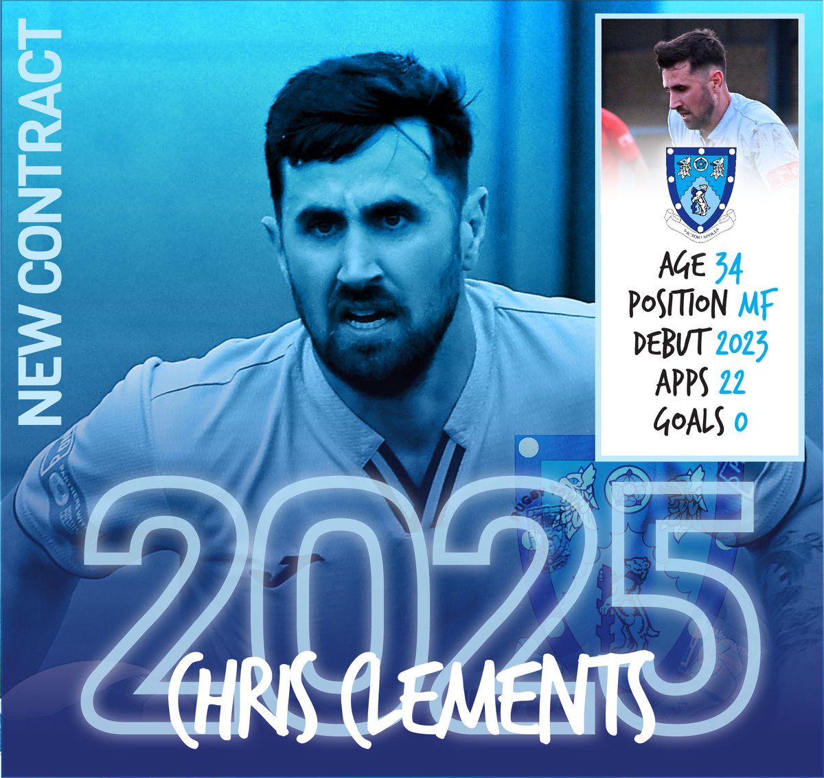 🖋️ Midfielder Chris Clements, a key player in our turnaround last season, has put pen to paper to remain with us for the 24/25 season. 🔑 Former @EFL player @clemmo14 really made his mark towards the end of the season & will look to continue that into the new campaign. #utv