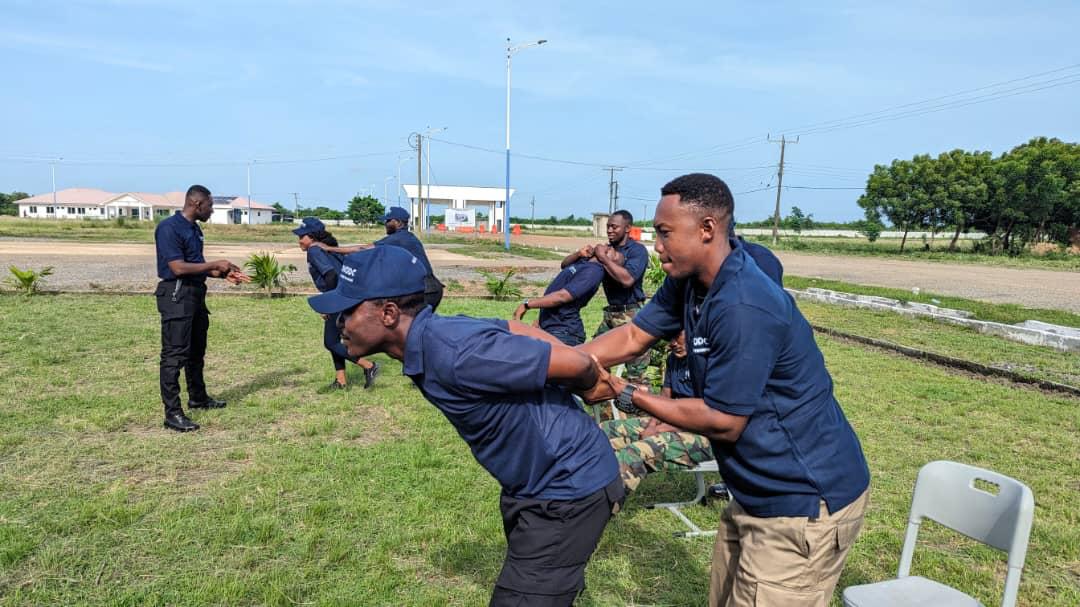 UNODC_BMB's tweet photo. @UNODC_MCP commenced a second VBSS training for civilian &amp; military law enforcement personnel from 🇬🇭 at NAVTRAC to strengthen their operational capacities in the context of arms trafficking . Supported by @Ghana_Navy.  Funded by @StateISN.
@UNODC_WCAfrica 
#BorderManagement https://t.co/neFZvj8emh