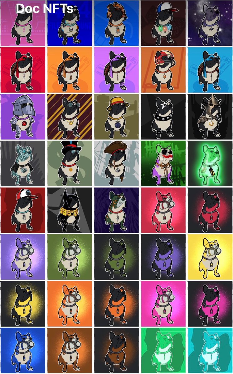 Choose yours and #adoptadoc  

Adopt your hand draw Doc now !

🔴1️⃣0️⃣0️⃣ Doc’s #NFTs on Polygon
🟡 1/1 , 3200x4000 pixels
🟣10 properties, files unlockable
🟠Artprint for first owners

⚠️100/100⚠️ Docs live on the blockchain

Adopt yours on <a href="/opensea/">OpenSea</a>

✅follow our Family Project