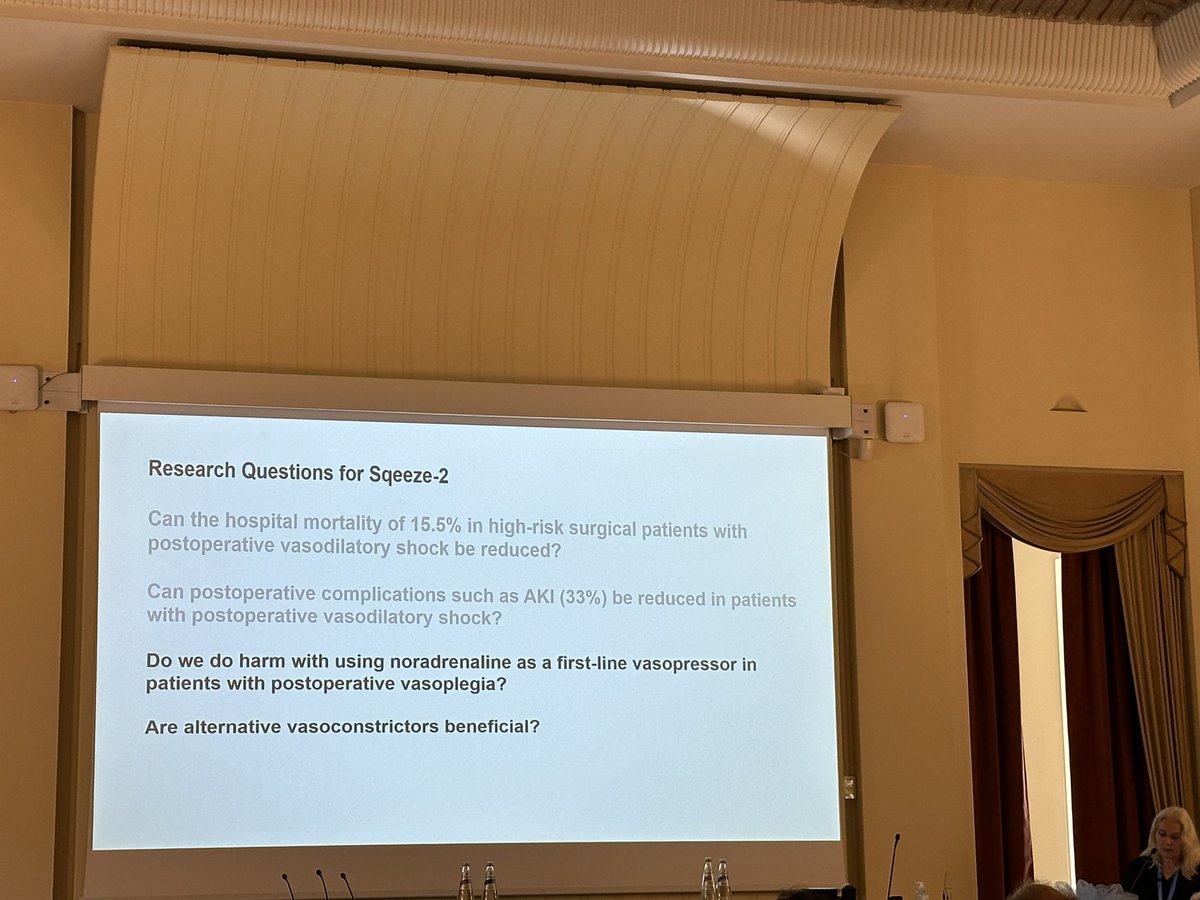 giovannilandoni's tweet photo. the squeeze study documented high rate of vasoplegia after non-cardiac surgery (and high mortality in these patients)
@gudokunst suggests that #angiotensin II and #vasopressin might be the solution https://t.co/rGxHT1V6gS