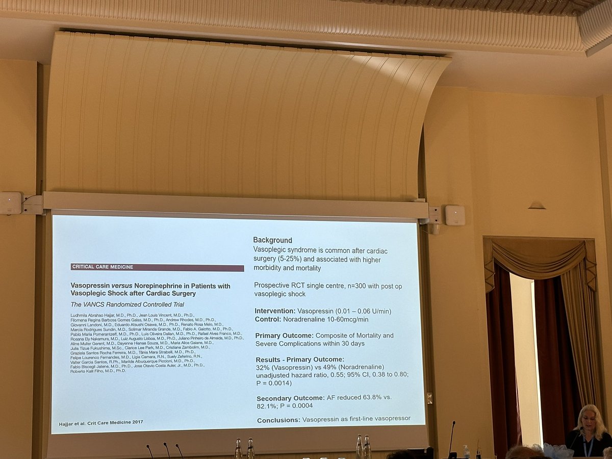 giovannilandoni's tweet photo. the squeeze study documented high rate of vasoplegia after non-cardiac surgery (and high mortality in these patients)
@gudokunst suggests that #angiotensin II and #vasopressin might be the solution https://t.co/rGxHT1V6gS