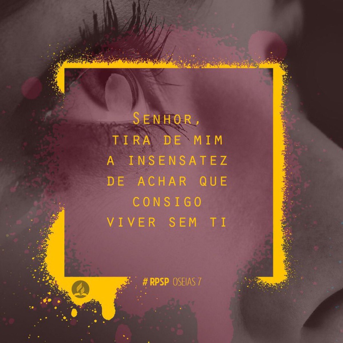 jeanetepinto's tweet image. #Os7|Um coração cheio de si mesmo nunca poderá estar cheio de Deus! É preciso esvaziar-se do eu para ser cheio do Espírito! #rpSp