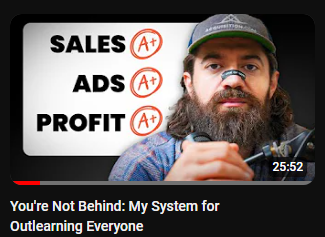 Hey everyone, i just finished one of Alex's videos and like always, it surprises me that this is for free on the internet, so here it is a summary of the key parts that i took:
Thread: @AlexHormozi's System for Outlearning Everyone.