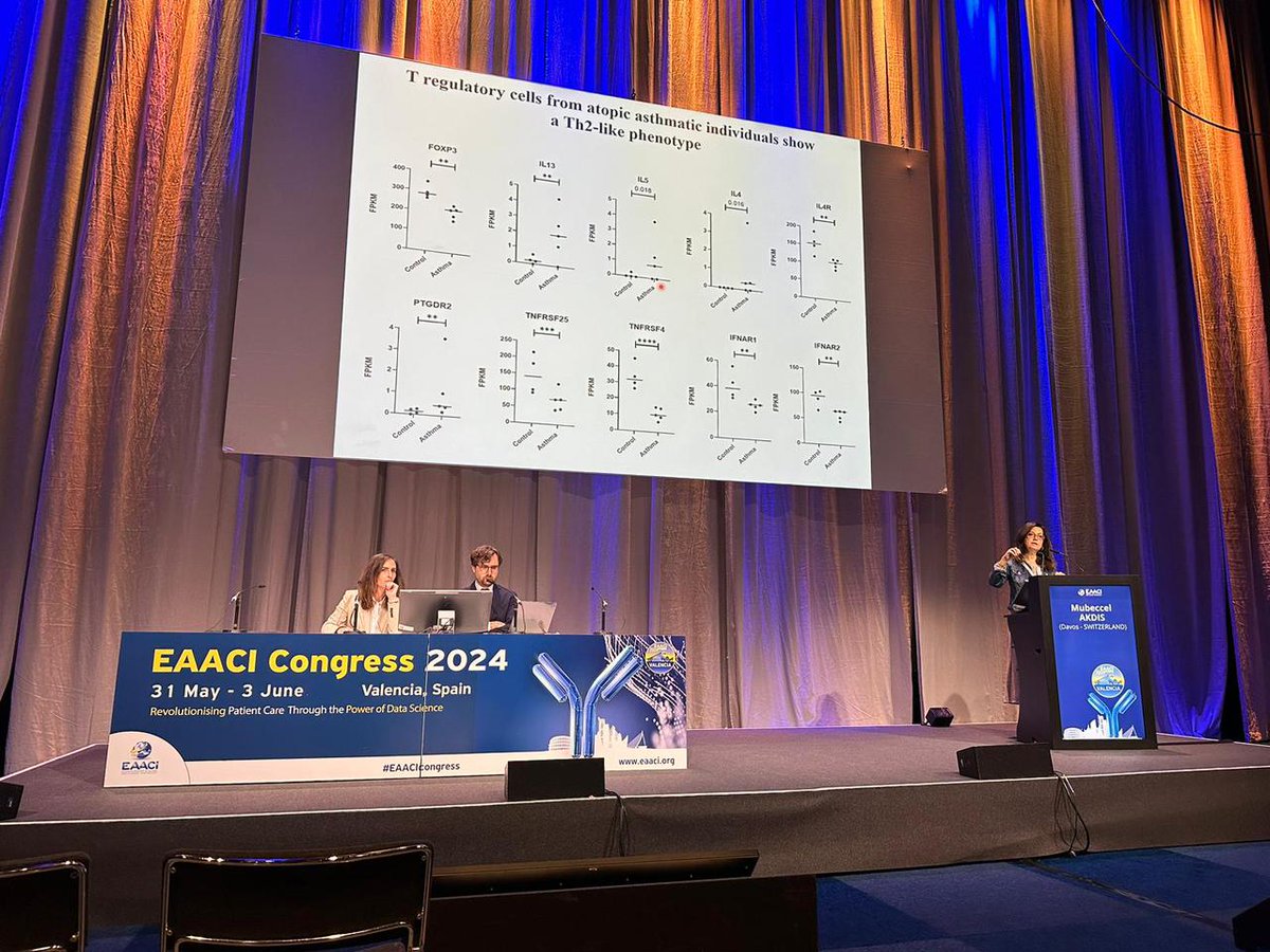 EAACI_JM's tweet photo. Prof Mubeccel Akdis opens the JMA sessions at EAACI 2024, Valencia Spain! Join us at Alicante room/channel!! 
#EAACI2024 #EAACIJM https://t.co/zMdQt5JjWh