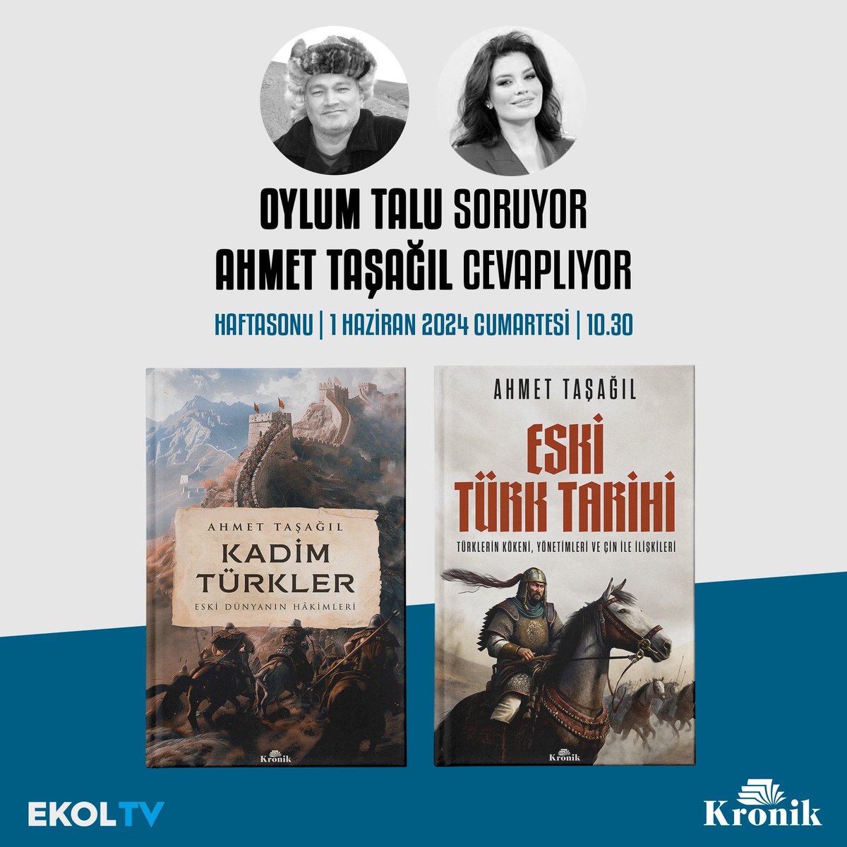 TV | Yazarımız @proftaal, Oylum Talu ile Haftasonu programına konuk oluyor. @Oylumtalub soruyor, Ahmet Taşağıl cevaplıyor. 1 Haziran Cumartesi sabah 10.30'da @ekoltvv'de.