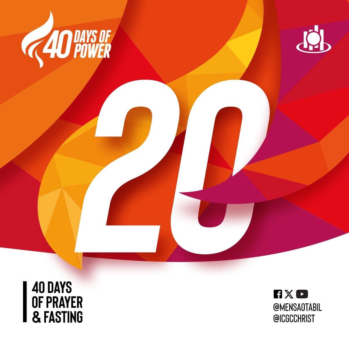 icgczoetempleC5's tweet image. In 20 days, we begin!

#40DaysOfPower
#WeAreICGC