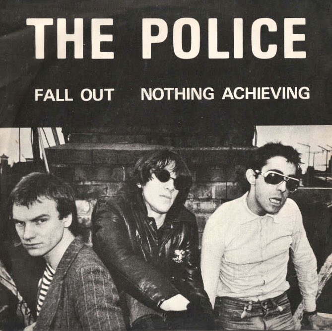 The Police Fall Out Their first single released in ‘77, it was reissued in ‘79 with a different sleeve 31 May 1977 @NewWaveAndPunk #thepolice #sting #andysummers #stewartcopeland #70s #music #records #vinylsingle #vinylrecords