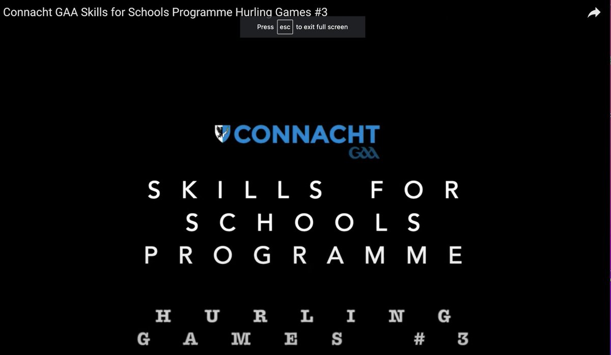 Our @ConnachtGAA Virtual Skills for Schools have completed Wk 21 Well done to all the @Galway_GAA N.S taking part The skills practised this week were 3rd-6th class 🏑 Hurling Games 3 🏐 Football Games 3 Infants to 2nd class 🏑Agility & the Jab Lift 🏐Agility & the Body Catch
