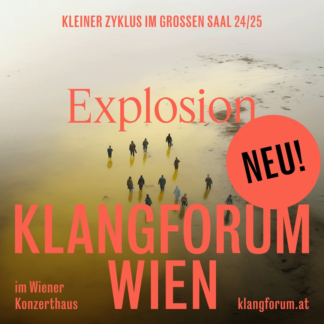 💥 NEWS: Check out our brand new “select season” and experience 3 concerts of the upcoming series EXPLOSION at the Great Hall of the <a href="/Konzerthauswien/">Wiener Konzerthaus</a> for € 62,- ! 🤩 Including works by Beat Furrer and Wolfgang Mitterer as well as our Amopera 👉 book now: konzerthaus.at/klangforumNEU