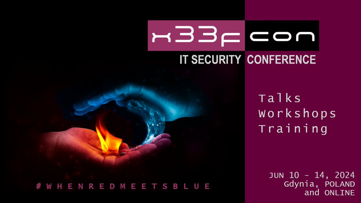 /ˈziːf-kɒn/ (@x33fcon) on Twitter photo 🚨 Last chance! Today is the final day to grab your #x33fcon ticket. Don't miss out on this incredible event! Hear from <a href="/0gtweet/">Grzegorz Tworek</a> <a href="/CaptnBanana/">banane</a> <a href="/Flangvik/">Melvin langvik</a> <a href="/Idov31/">Ido Veltzman</a> <a href="/Jonas_B_K/">Jonas Bülow Knudsen</a> <a href="/MarcOverIP/">marcoverip.bsky.social 🌻</a> <a href="/MoritzLThomas/">Moritz L. Thomas</a> <a href="/Oddvarmoe/">Oddvar Moe</a> <a href="/SecEagleAnd1/">Andi Ahmeti</a> <a href="/ShitSecure/">S3cur3Th1sSh1t</a> <a href="/_wald0/">Andy Robbins</a> <a href="/craigbalding/">craigbalding</a> <a href="/danielhbohannon/">Daniel Bohannon</a> 🚨 Last chance! Today is the final day to grab your #x33fcon ticket. Don't miss out on this incredible event! Hear from <a href="/0gtweet/">Grzegorz Tworek</a> <a href="/CaptnBanana/">banane</a> <a href="/Flangvik/">Melvin langvik</a> <a href="/Idov31/">Ido Veltzman</a> <a href="/Jonas_B_K/">Jonas Bülow Knudsen</a> <a href="/MarcOverIP/">marcoverip.bsky.social 🌻</a> <a href="/MoritzLThomas/">Moritz L. Thomas</a> <a href="/Oddvarmoe/">Oddvar Moe</a> <a href="/SecEagleAnd1/">Andi Ahmeti</a> <a href="/ShitSecure/">S3cur3Th1sSh1t</a> <a href="/_wald0/">Andy Robbins</a> <a href="/craigbalding/">craigbalding</a> <a href="/danielhbohannon/">Daniel Bohannon</a>