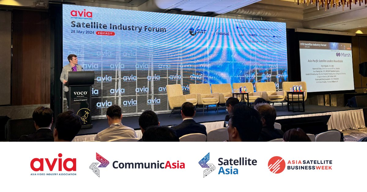 Following on from an insightful session at the Satellite Industry Forum, we're live at the Singapore Expo Centre for #SatelliteAsia &amp; #CommunicAsia! Among the key discussion topics for today is exploring global market trends &amp; future opportunities in the #APAC region.
