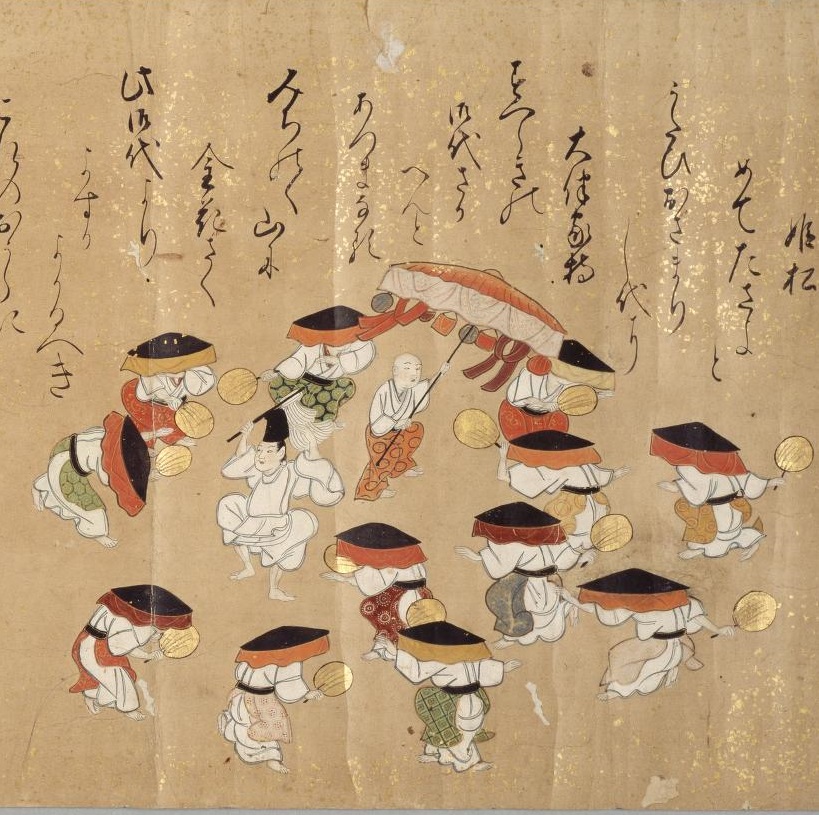 NDLJP_en's tweet image. Interested in Japanese #folkdance? This is a unique and valuable picture scroll depicting eight kinds of traditional Japanese folk dance, #groupdance, from the early Edo period. #ndldigital dl.ndl.go.jp/info:ndljp/pid…