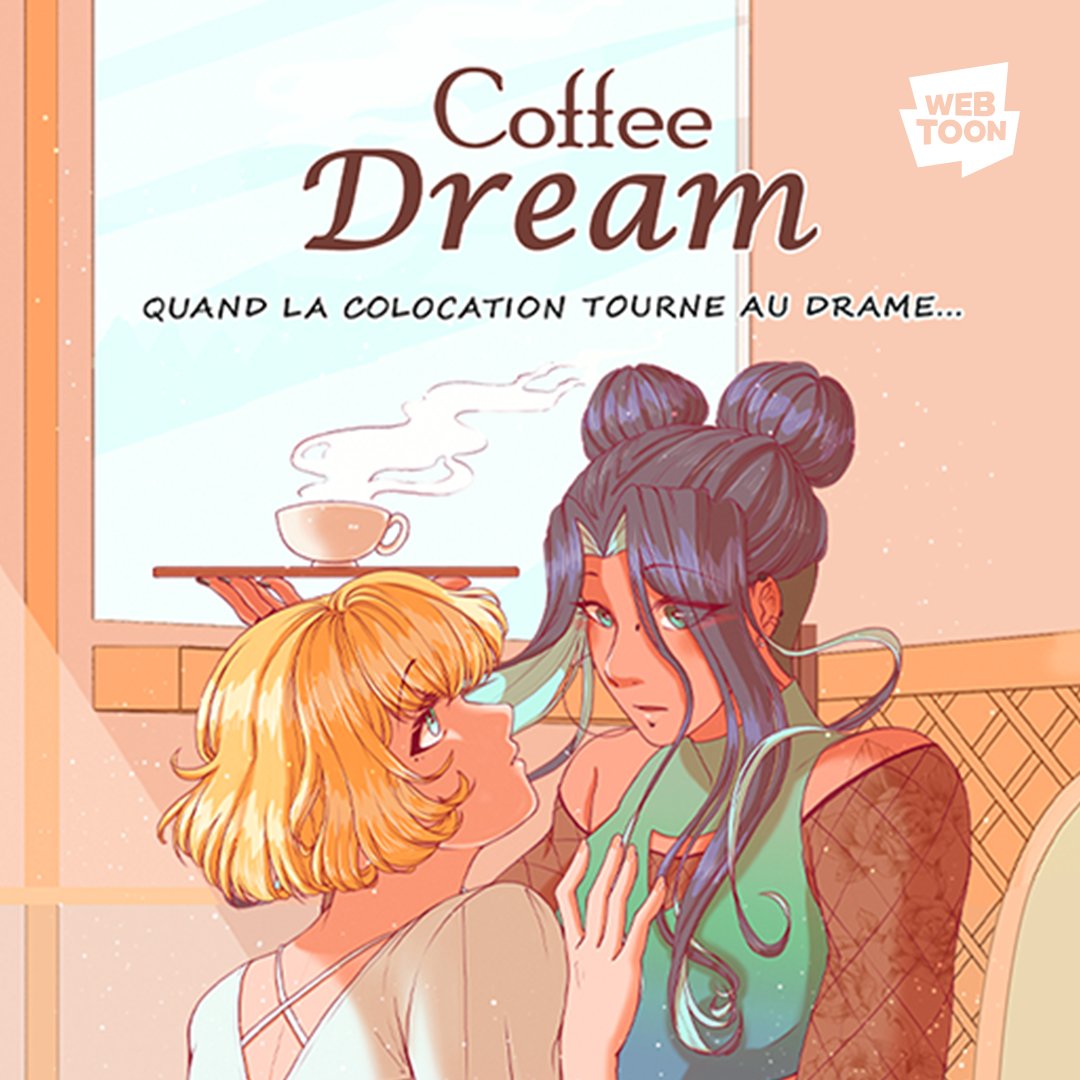webtoonfrance's tweet photo. Nouvel appart, nouvelle vie ! Ambre, étudiante au bord du craquage, quitte le cocon familial pour une coloc. Le jour J, une serveuse renverse du café sur elle et Ambre, excédée, lui crie dessus.
#CoffeeDream #WEBTOON
1/2 https://t.co/DK3InxQnEA