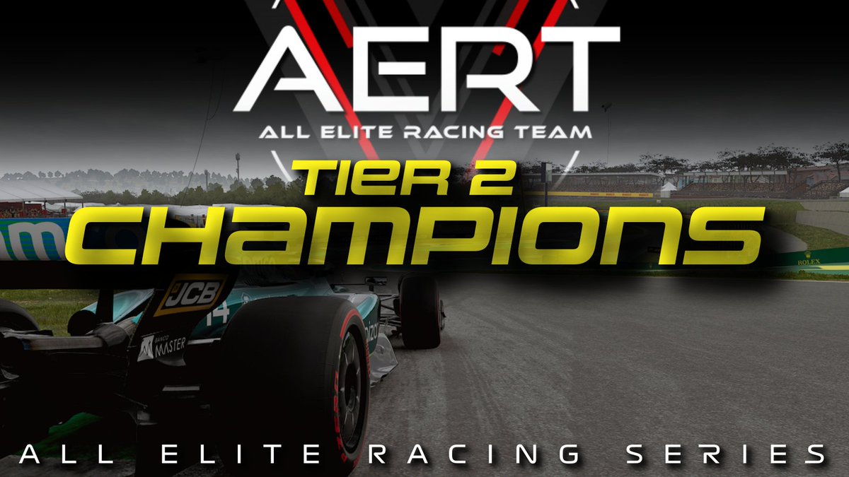 🏆 AERS S2 T2 CHAMPIONS 🏆

@AERL_xbox take the title in the final round ahead of @BungaBungaF1 by 1 single point 🔥 

Congratulations to @AERL_xbox and a great battle all season long between the 2 teams 💪 

#ALLELITE