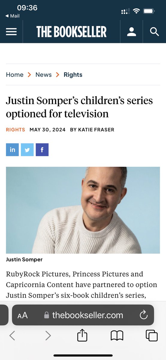 JustinSomper's tweet photo. That feeling when you wait 20 years and two TV deals arrive at once….Thrilled to share that Vampirates AND Pirate 🏴‍☠️ Academy have begun the voyage to a TV screen near you! The show(s) will be produced by @RubyRockTV in partnership with Princess Pictures and Capricornia Content. https://t.co/035nufQqWh