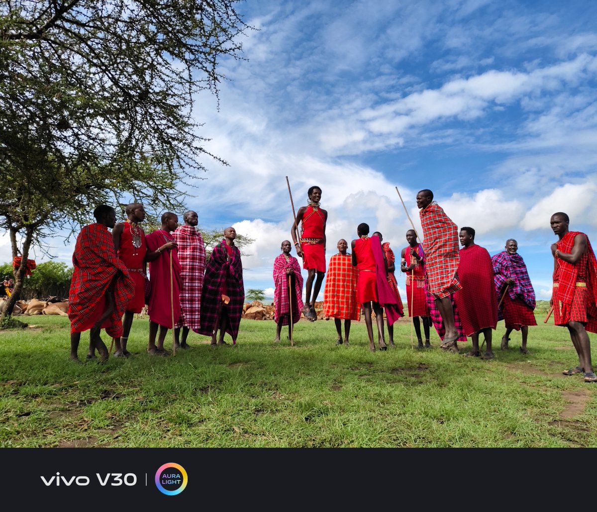 Experience the enchanting Maasai culture through the lens of the vivo V30 5G.
Discover the magic of Kenya in every shot 📸🇰🇪

#vivoKenya
#V30Series
#DelightInEveryPortrait