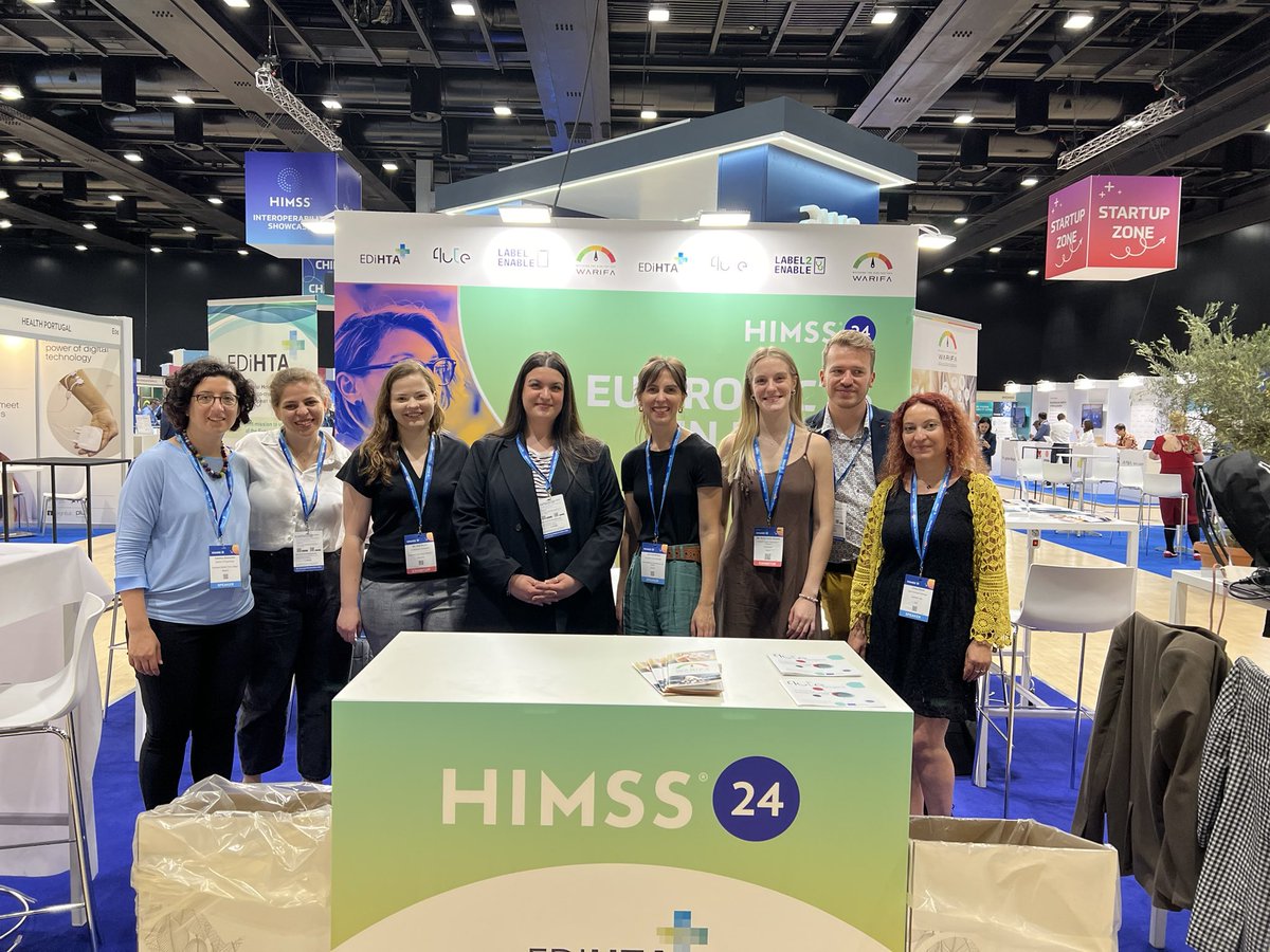 Label2Enable (@label2e) on Twitter photo The last day has begun at #HIMSS24Europe
📣 The Exhibition Floor has opened its doors, come visit us today at our booth F11, the EU Projects in Focus Pavillon, where you can find #Label2Enable together with <a href="/ProjectWarifa/">WARIFA Project</a>, @EDiHTA_EU, and #FLUTEproject.
See you there! The last day has begun at #HIMSS24Europe
📣 The Exhibition Floor has opened its doors, come visit us today at our booth F11, the EU Projects in Focus Pavillon, where you can find #Label2Enable together with <a href="/ProjectWarifa/">WARIFA Project</a>, @EDiHTA_EU, and #FLUTEproject.
See you there!