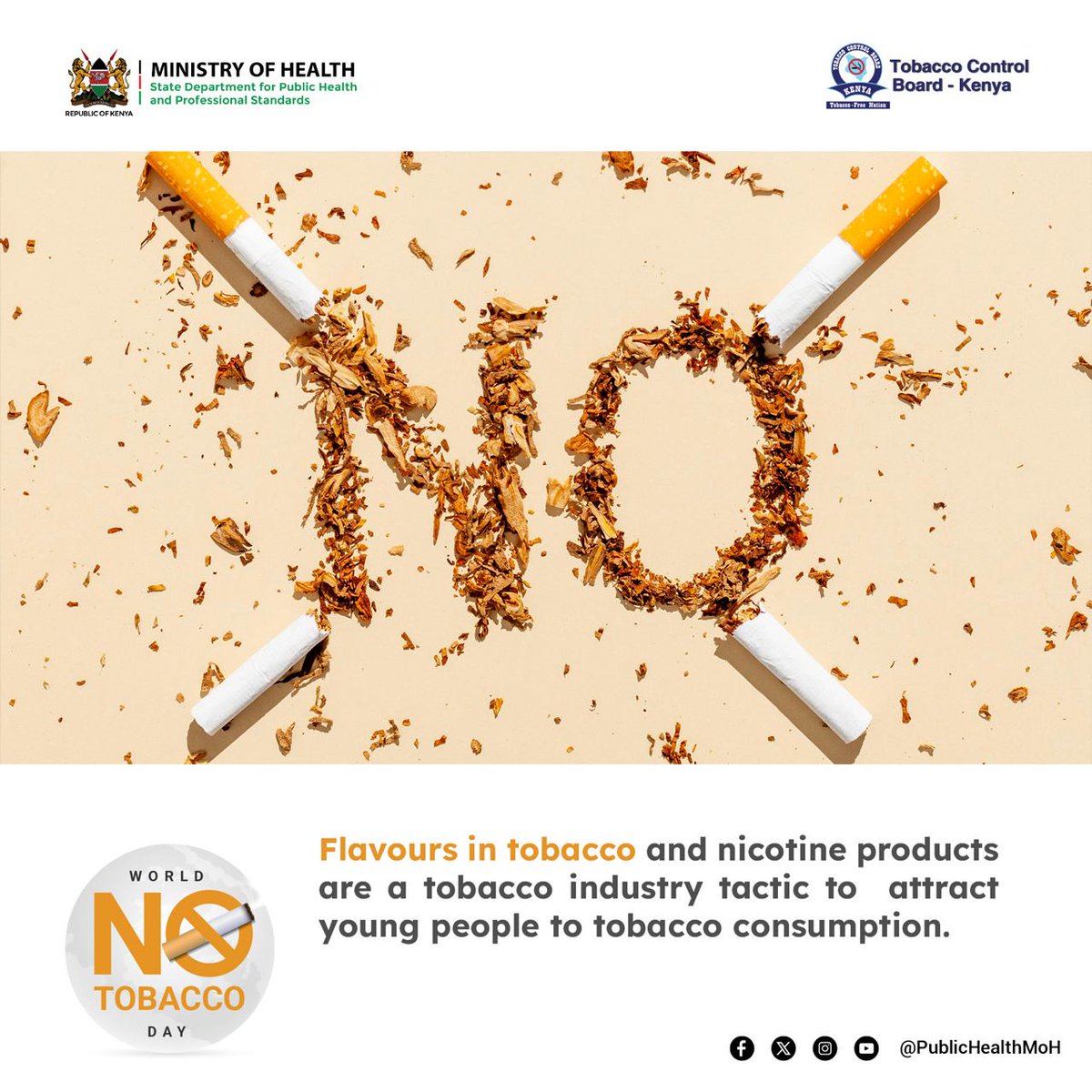 @IILAinfo @MOH_Kenya @NACADAKenya @FCTCofficial 10 of 20: The tobacco industry targets our youth with flavored products. Let’s advocate for policies that protect young people from these tactics. @IILAinfo @MOH_Kenya @NACADAKenya @FCTCofficial #WorldNoTobaccoDay2024