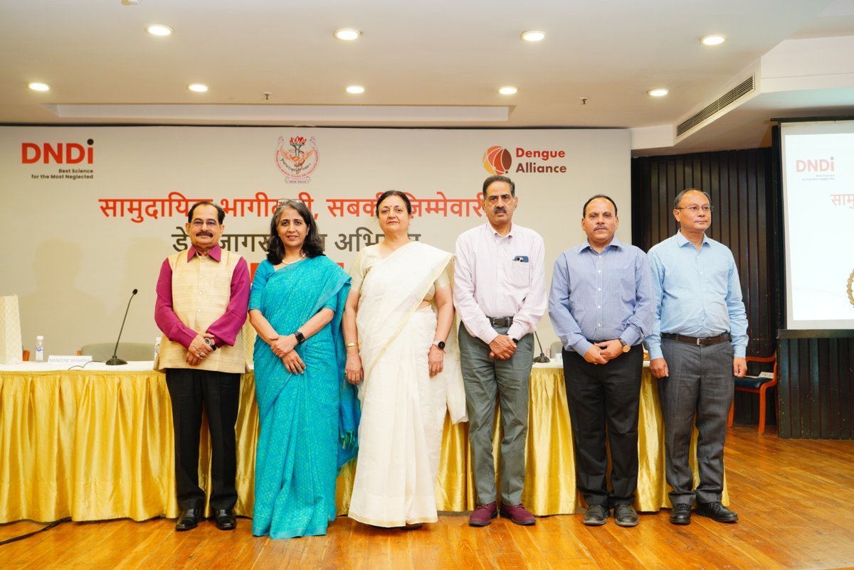 drskavita's tweet photo. Intersectoral coordination and the power of community ownership in the fight against dengue are vital, highlighted @DrTanuJainMoHFW, Director @nvbdcpmohfw in our #dengue awareness forum today addressing more than 150 community people and experts across Delhi. https://t.co/QLrmMQYON1
