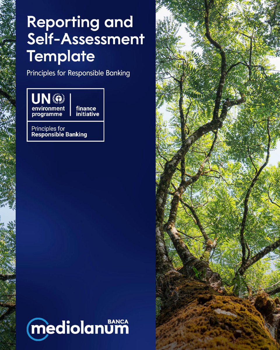 A seguito dell'adesione alle iniziative #ONU, #BancaMediolanum pubblica il primo Report Principles for Responsible #Banking!

Qui potete leggere il report completo: bmed.it/principlesresp…

#WeAreMediolanum #MediolanumSustainability