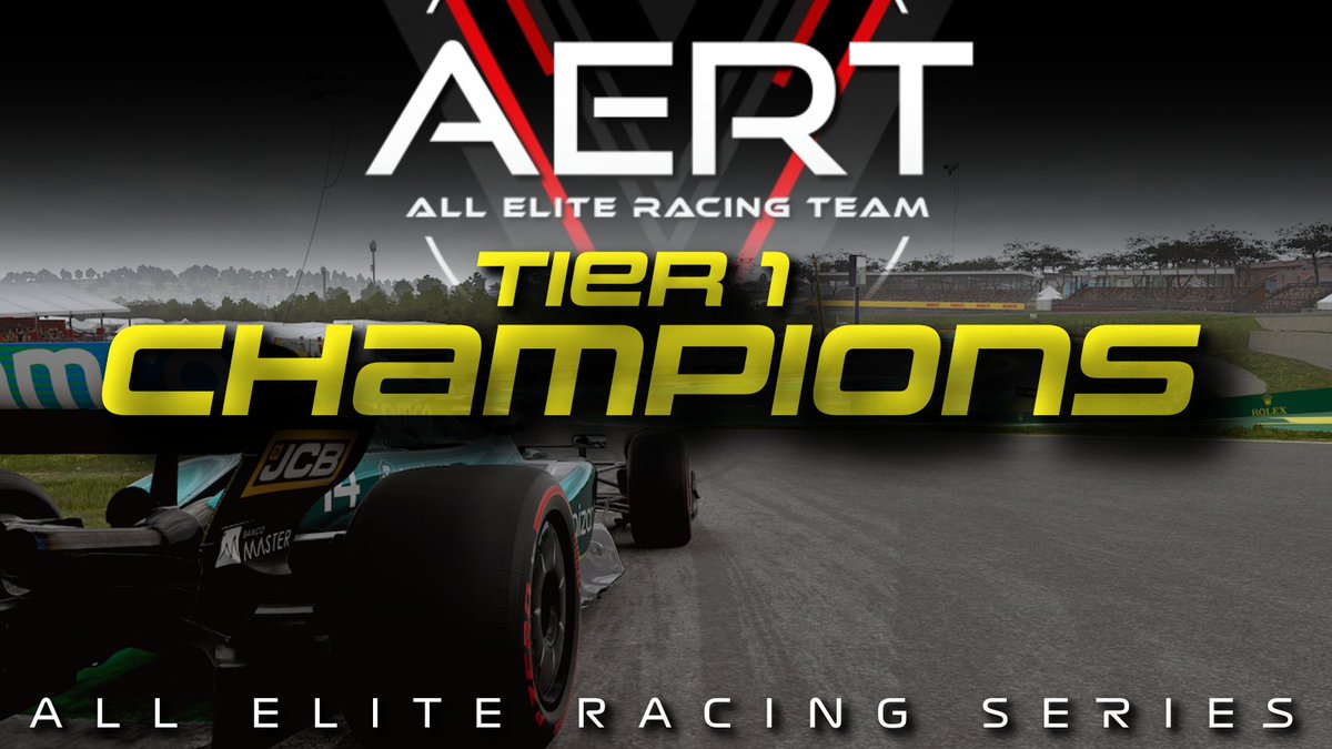 🏆 AERS S2 T1 CHAMPIONS 🏆

A dominant end to the season for @AERL_xbox as they pushed a 100 point lead in 3 races after being P2 🤯

Great battle with @FGEracing & @BungaBungaF1 all season long 💪 

#ALLELITE