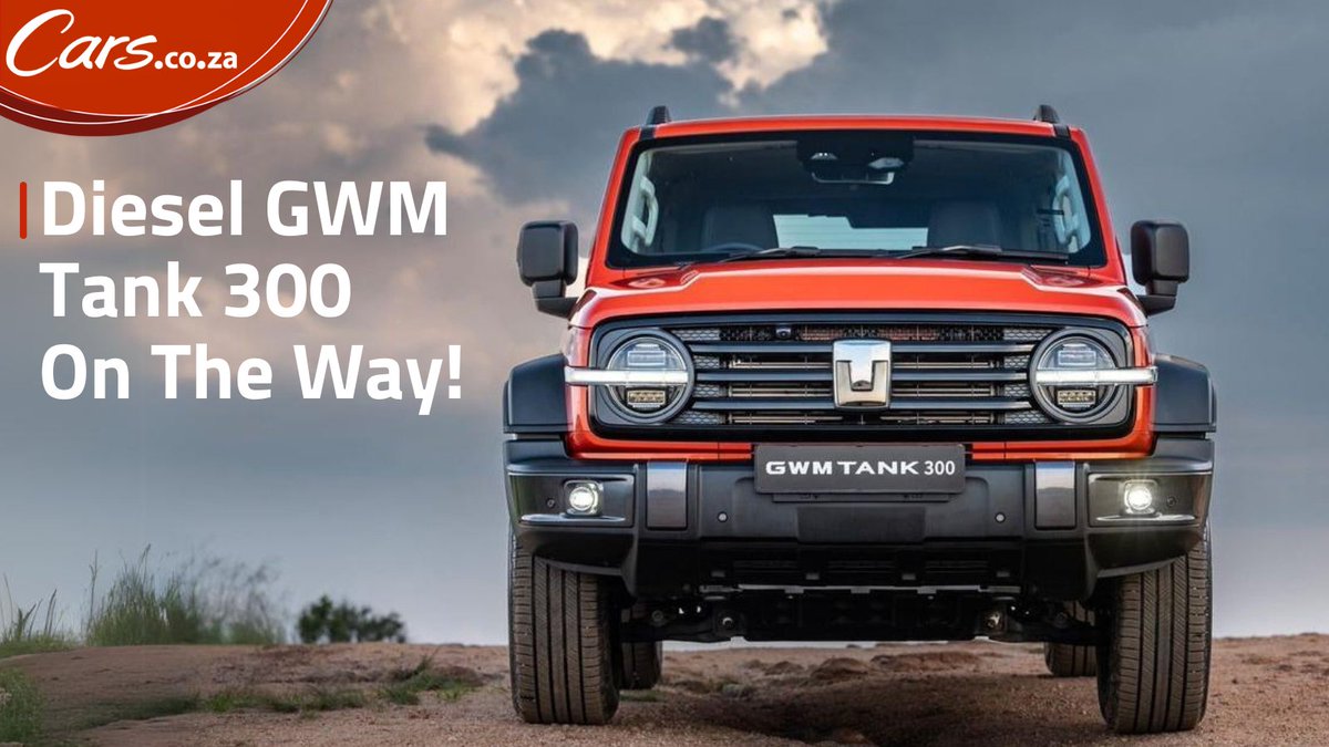 Finally! @GwmSouth has listened to fans and the Tank 300 diesel has been confirmed for production! 🧐 2.4-litre turbodiesel engine expected ⚖️ Better performance-economy balance Details here 👉🏽bit.ly/Tank300Diesel