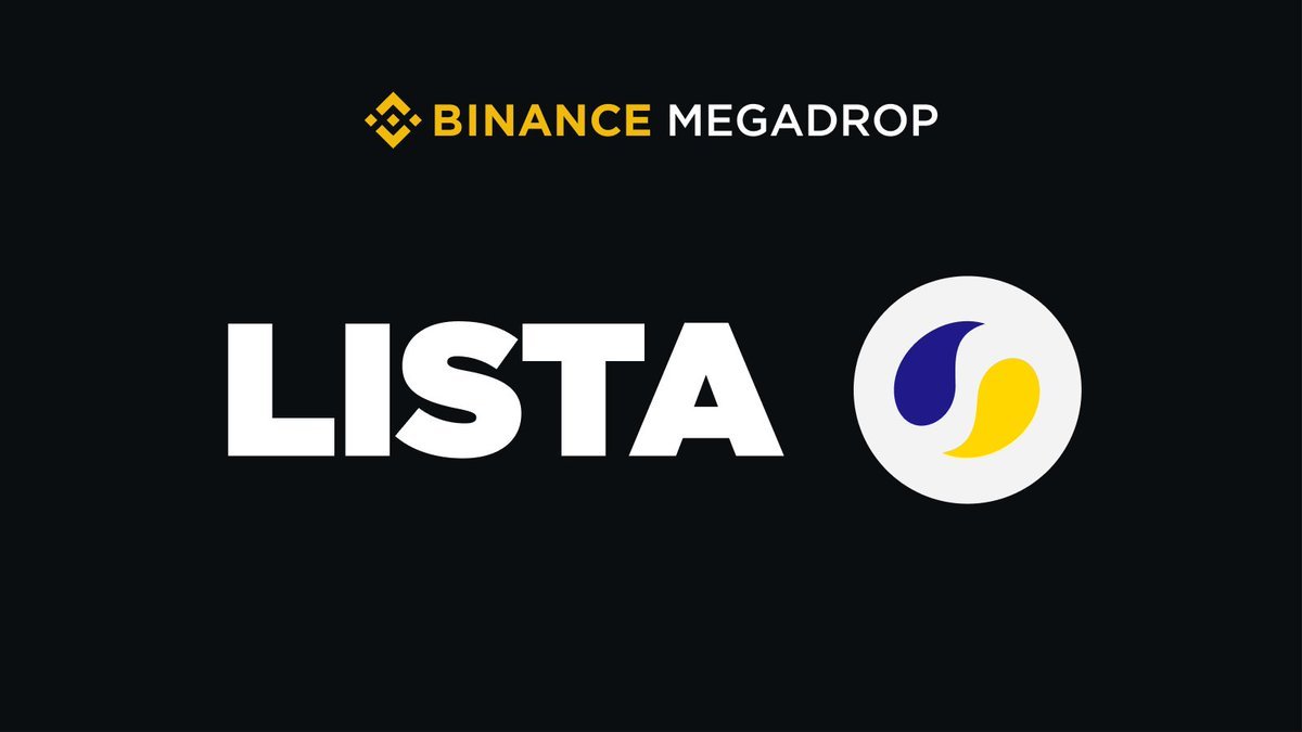 🔥MegaDrop第二期新币挖矿 Lista（LISTA）💰 一个流动性质押和去中心化稳定币协议，建议大家都参与一下。🚀 在币安Web3钱包参与即可， ListaDAO DApp 中质押 0.01 $BNB 💰金铲子～撸点猪脚饭🍚 💠Lista（ $LISTA ） 💠代币最大供应量：1,000,000,000 LISTA 💠初始流通量：230,000,000