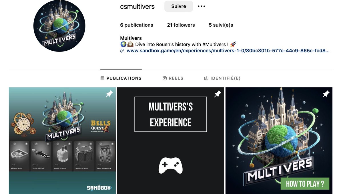 csmultivers's tweet photo. 🚀 Hey everyone! Follow our adventures on Instagram! 🎉👉 https://t.co/TNEwBFxN3U

 #FollowUs #Multivers #SandFAM 

@TheSandboxGame @csm_sandbox https://t.co/p3lTVYkNf8