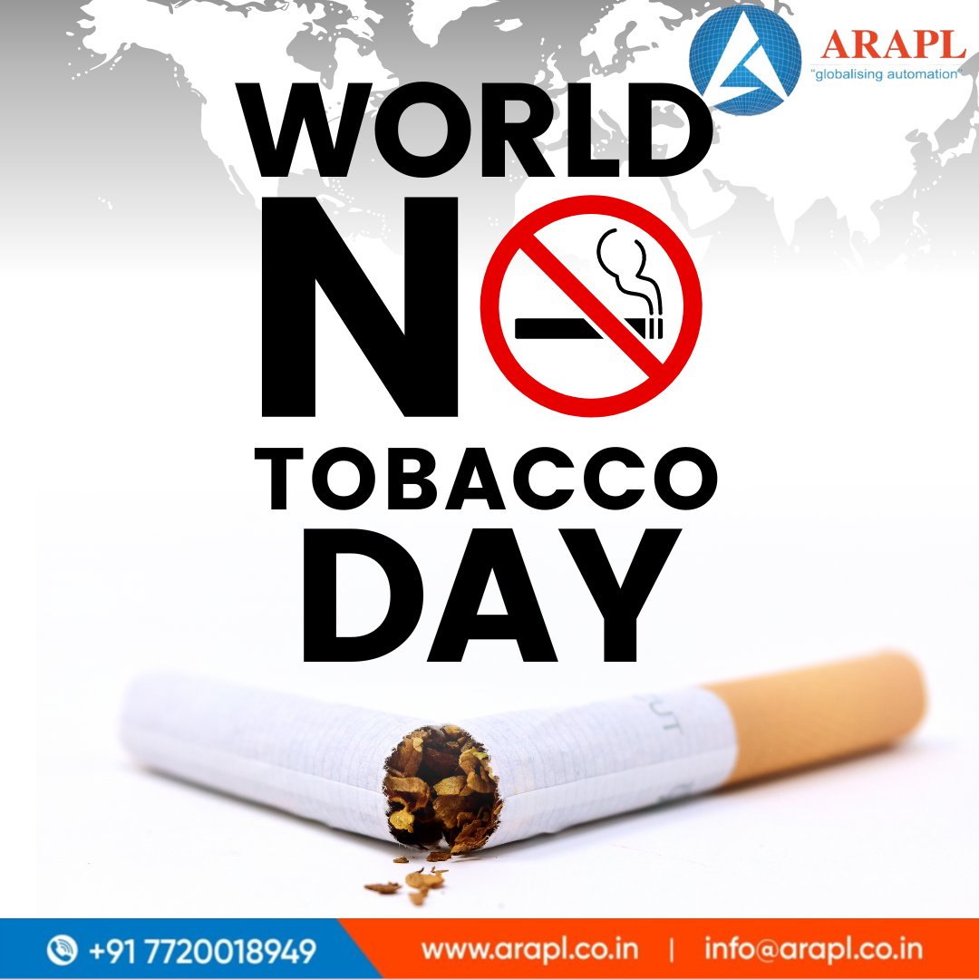 #WorldNoTobaccoDay #NoTobacco #worldnotobaccoday2024 #notobacco #arapl
 #healthylife #IndiaFirst #araplpune #pune #WorldNoTobaccoDay
World tobacco day . It is harmful to human in the world 🌍🌍