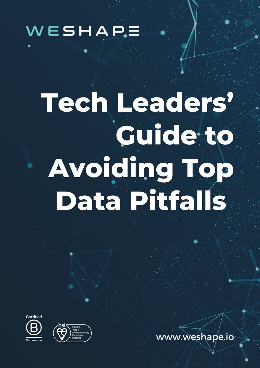 🕳️ 'Tech Leaders Guide to Avoiding Data Pitfalls!' 🕳️

Check out the latest data report from our sponsors <a href="/weshape_io/">WeShape</a>  which unveils the common pitfalls that tech leaders encounter when leveraging data! 📊

Download it here: lnkd.in/ejNmW6aw