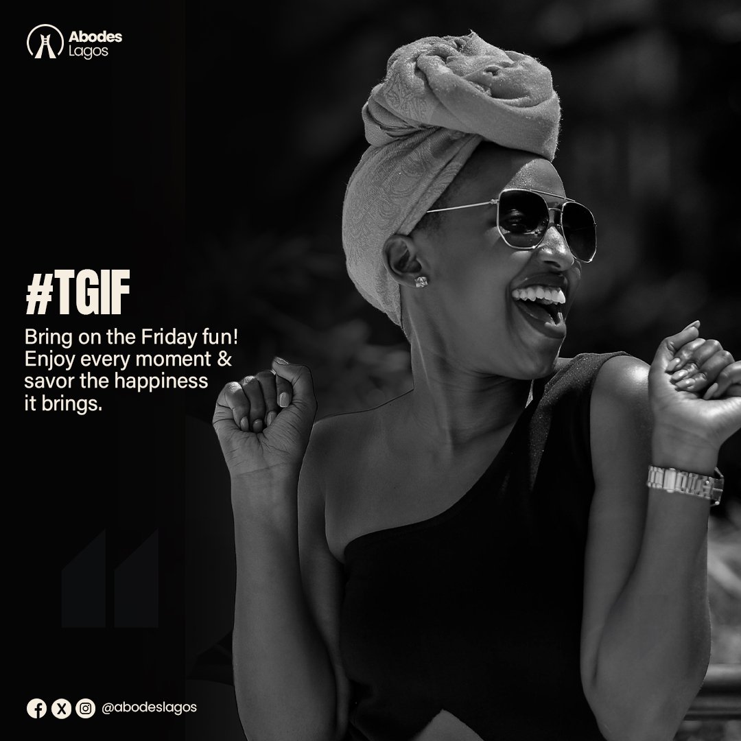 #TGIF Bring on the Friday Fun! Enjoy every moment &amp; savor the happiness it brings.
.
.
.
.
Sam Larry | Brainjotter | Saida Boj | Falz | TB Joshua | Raining | Kizz Daniel | Odumeje | Sean Tizzle | Vado | WAEC | Asake | Seyi | National Assembly