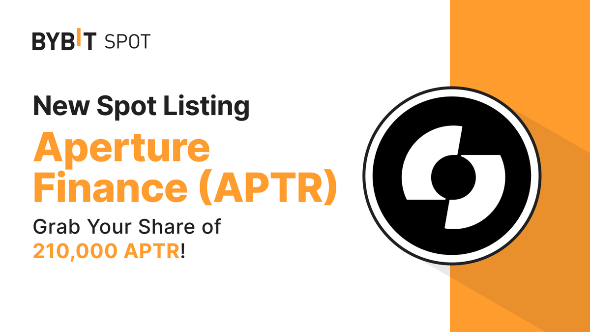 Bybit_Official's tweet photo. 📣 $APTR Deposits via the Arbitrum and Mantle networks are Open With @ApertureFinance

Listing: May 31, 10AM UTC. Deposit now to grab a share of the 210K $APTR prize pool

🎁 Token Splash: https://t.co/XwMdQPkIam
🌐 Learn more: https://t.co/rVp6li9KoI

#TheCryptoArk #BybitListing https://t.co/nfAPpNsqTG
