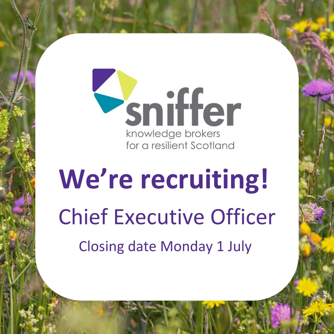 We're looking for a new Chief Executive Officer. 

The Chief Executive Officer will lead our successful charity, as we work collaboratively to create a flourishing and fairer Scotland for all in a changing climate. 

Application closing date is 1 July. 

awsexecutive.com/microsite-snif…