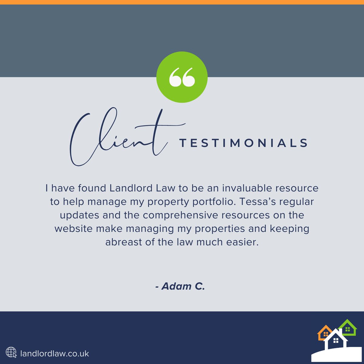 Thank you, Adam, for your kind words!

I'm thrilled to hear that Landlord Law has been a valuable resource for managing your property portfolio. 🏡

#landlordlaw #landlord #uklandlord #propertymanagement #customerreview #clienttestimonial