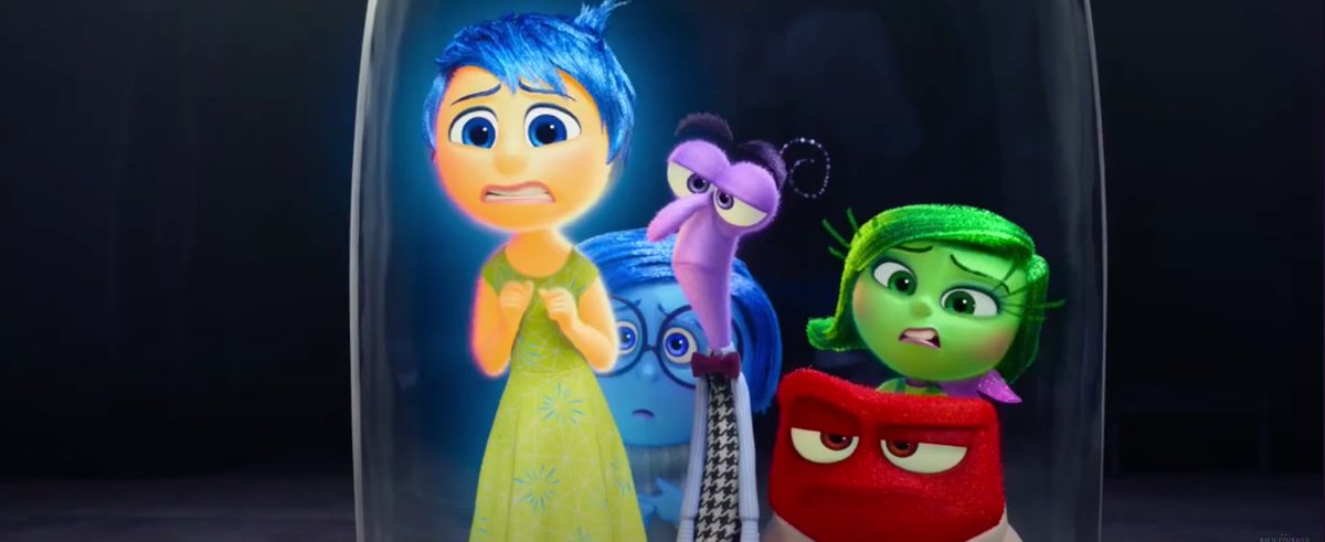 Picture 1: Anxiety doesn't sleep at all ! 🤪🤯
Picture 2: Emotions are surely meeting Bloofy, the Dora Explorer 2.0 😒🙄
#InsideOut2 #pixar