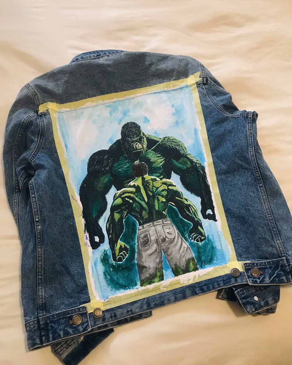 Hulk / Kong ✍🏻✍🏻🙌🏻 Custom painted jacket…