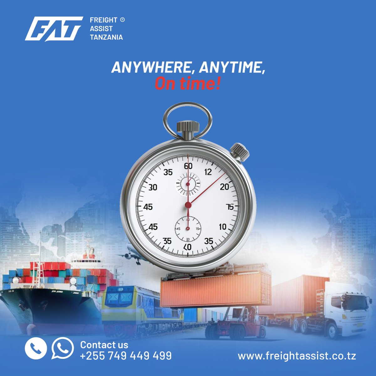 Efficient clearing and forwarding services for your cargo, anywhere, anytime, on time! Contact us at +255 749 449 499 for seamless logistics solutions.

#FreightAssistTanzania #CustomsClearance #FreightFowarding #Logistics #Warehousing #SupplyChain #shipping  #Export #Import
