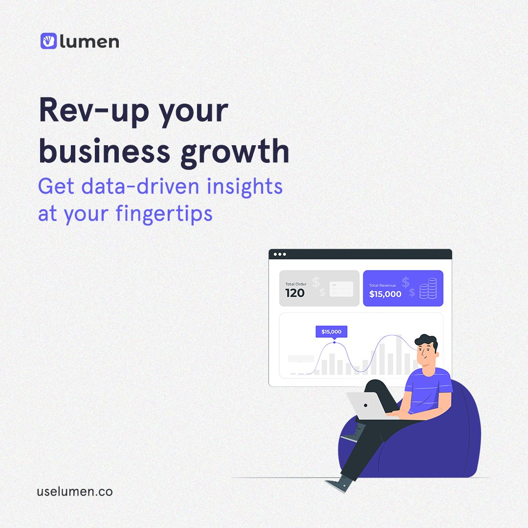 uselumen's tweet photo. Rev up your business growth! 🚀
Get data-driven insights at your fingertips and take your success to the next level. 📈✨
#BusinessGrowth #DataDriven #UseLumen https://t.co/2sGq1APapQ