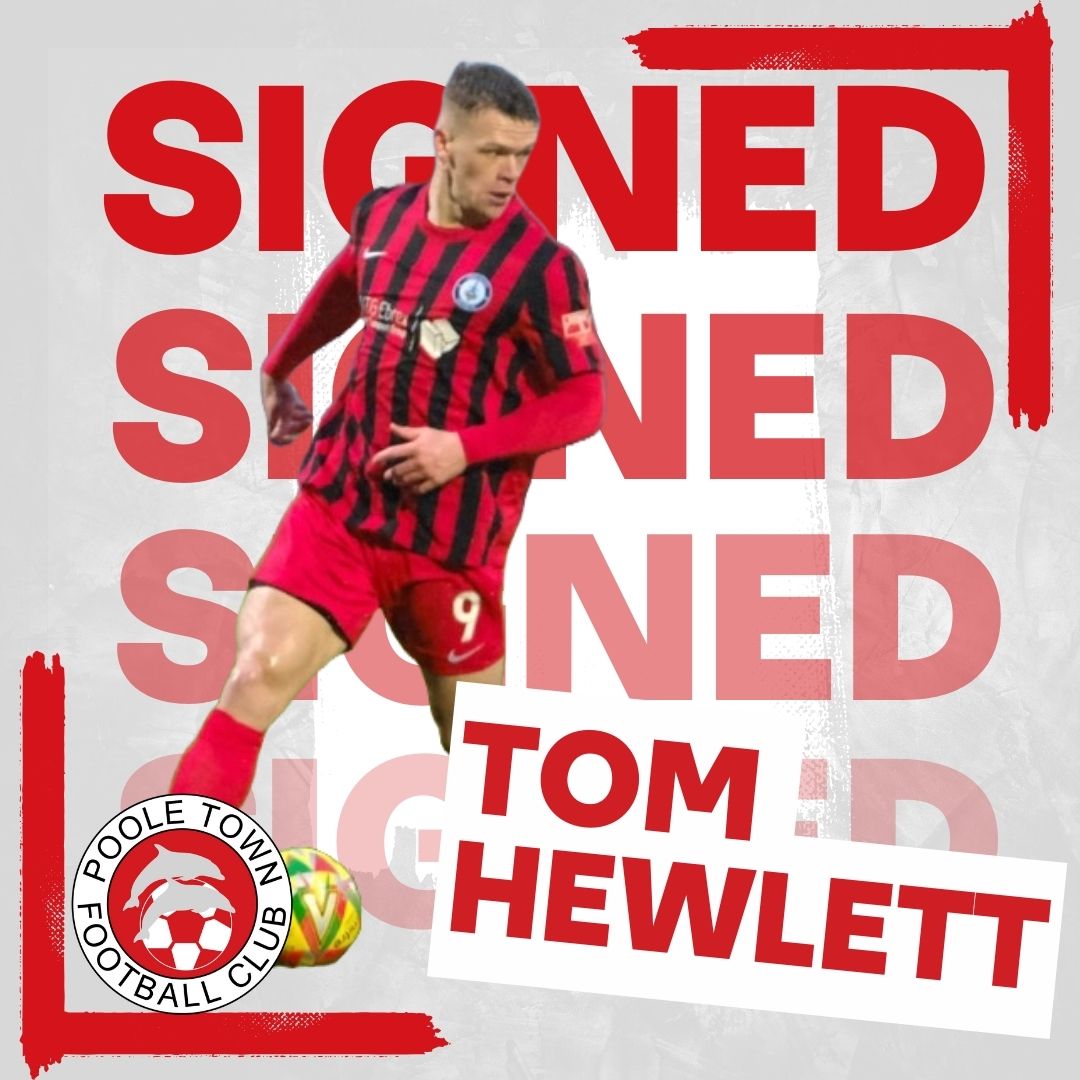 Tom Hewlett Signs for Poole!

Poole Town FC are delighted to announce the signing of Tom Hewlett.

Welcome @TomHewlett777🐬

Read the full article here⬇️
pooletownfc.co.uk/news/tom-hewle…

#COYD🐬