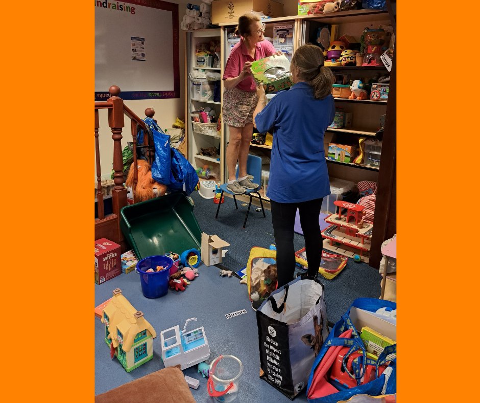 The team have been working hard to tidy up this week! We look forward to seeing all the families who have been on half term this week on Monday. #tidyuptime