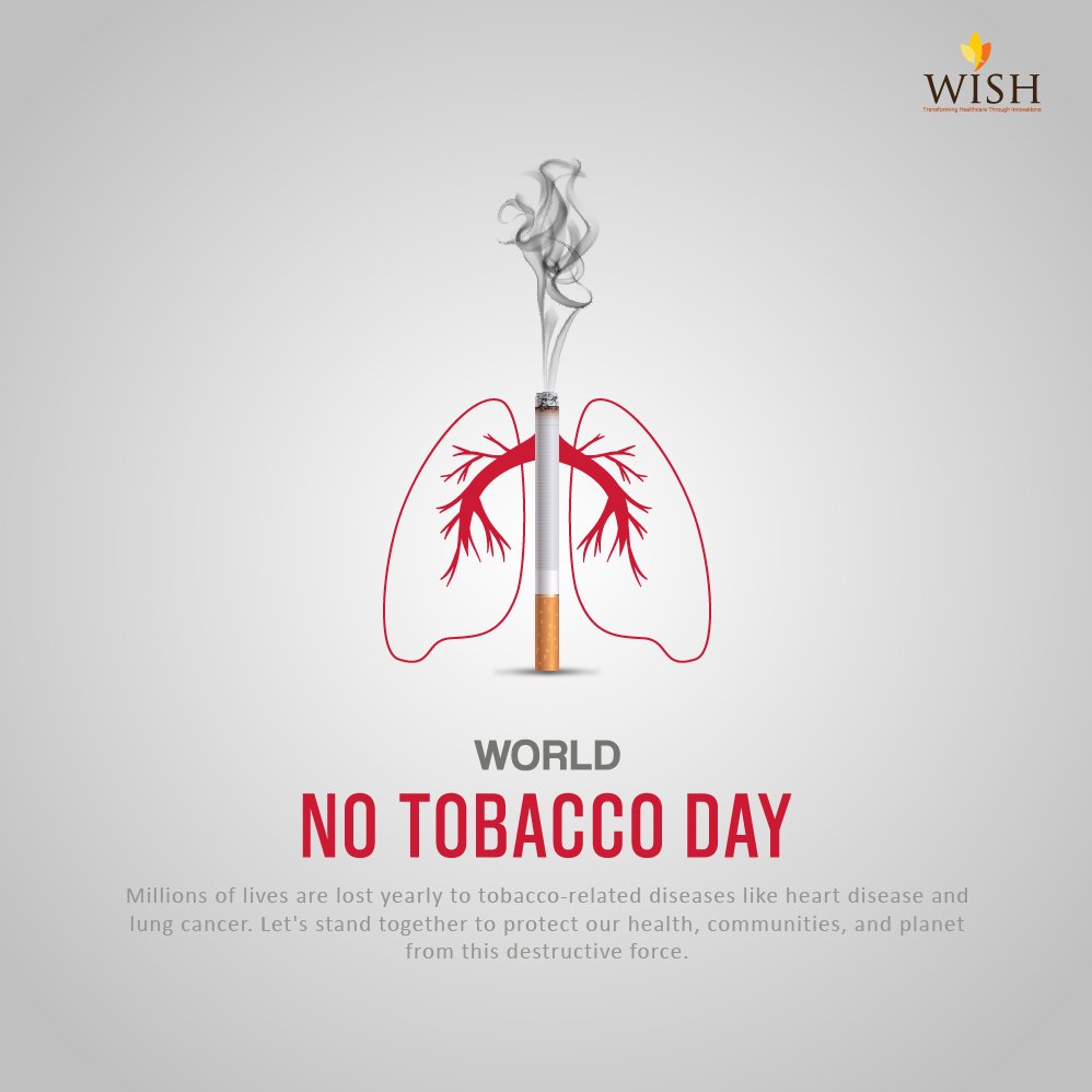 Choose health. Choose life. Choose to be tobacco-free. #ChooseHealth #NoTobaccoDay

#NCDs #noncommunicablediseases #diabetes #hypertension #cancer #prevention #healthpromotion

@DrRkumar92