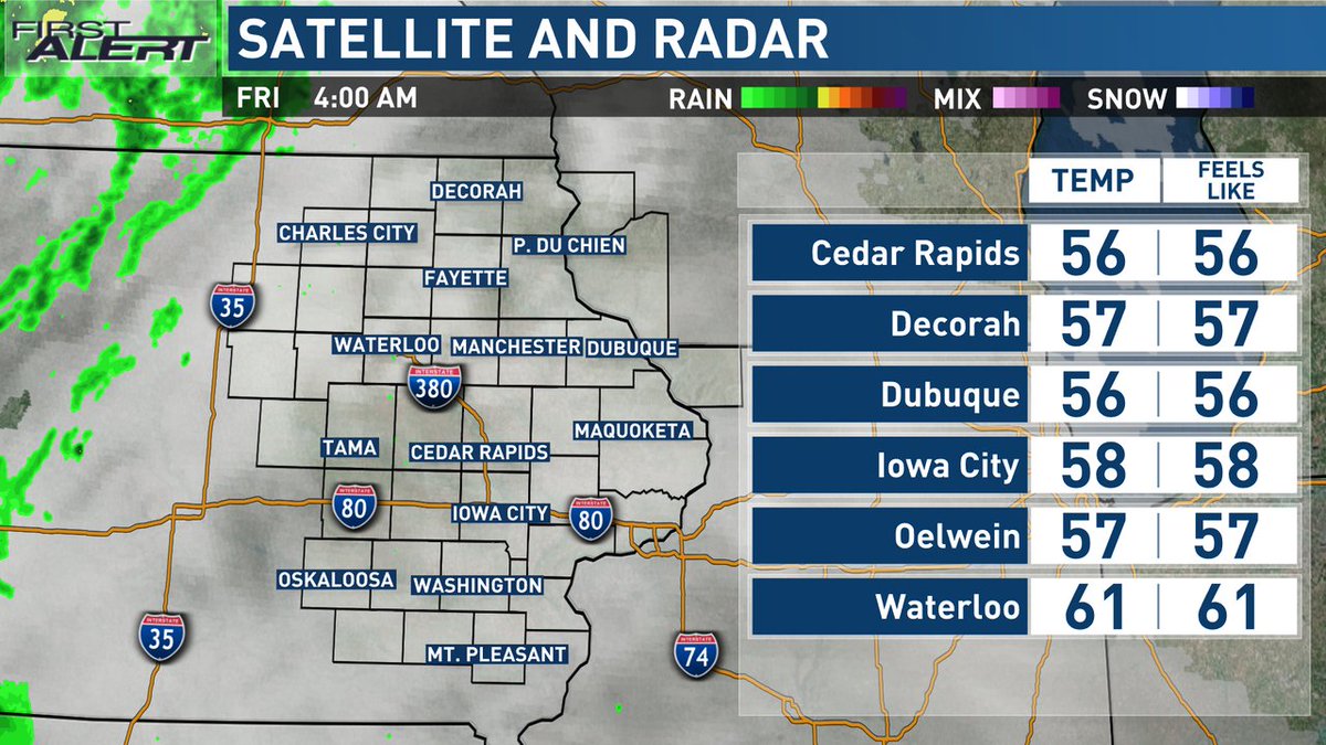 Your current conditions and radar this hour.