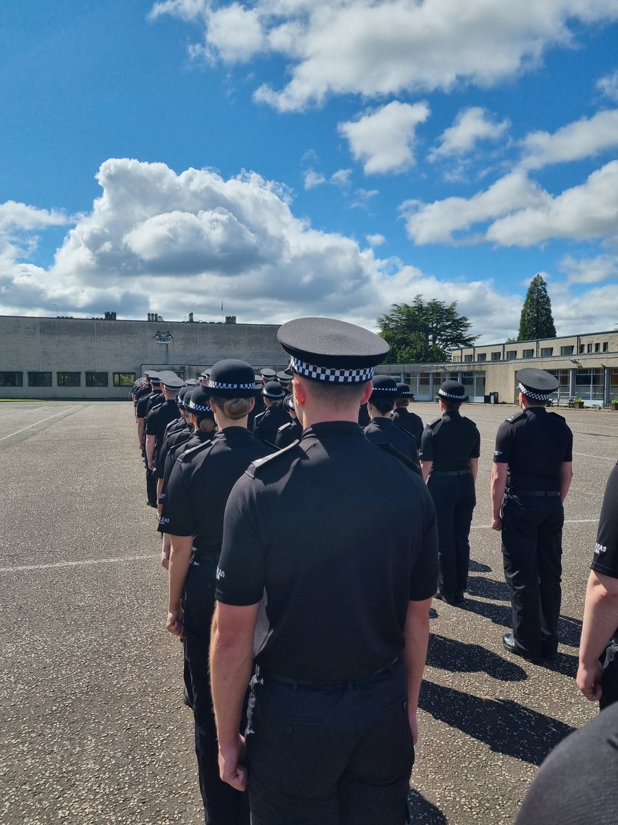 A full rehearsal for Course 03/23, sharpening up their manoeuvres for their Passing Out Parade in two weeks time. #LifeOfAProbationer