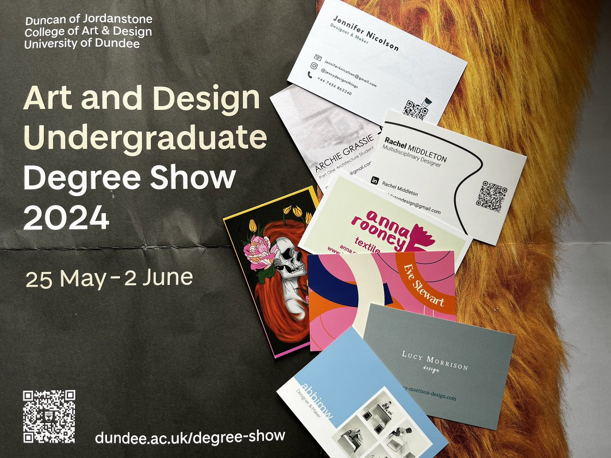 SaskiaGrassie's tweet image. Some seriously excellent work @DJCAD degree show across all disciplines. If you are in or near Dundee, thoroughly recommend a visit before the show closes on 2nd June. You can also see undergraduate student work on their website  dundee.ac.uk/graduate-showc… #DJCADDegreeShow #DJCAD