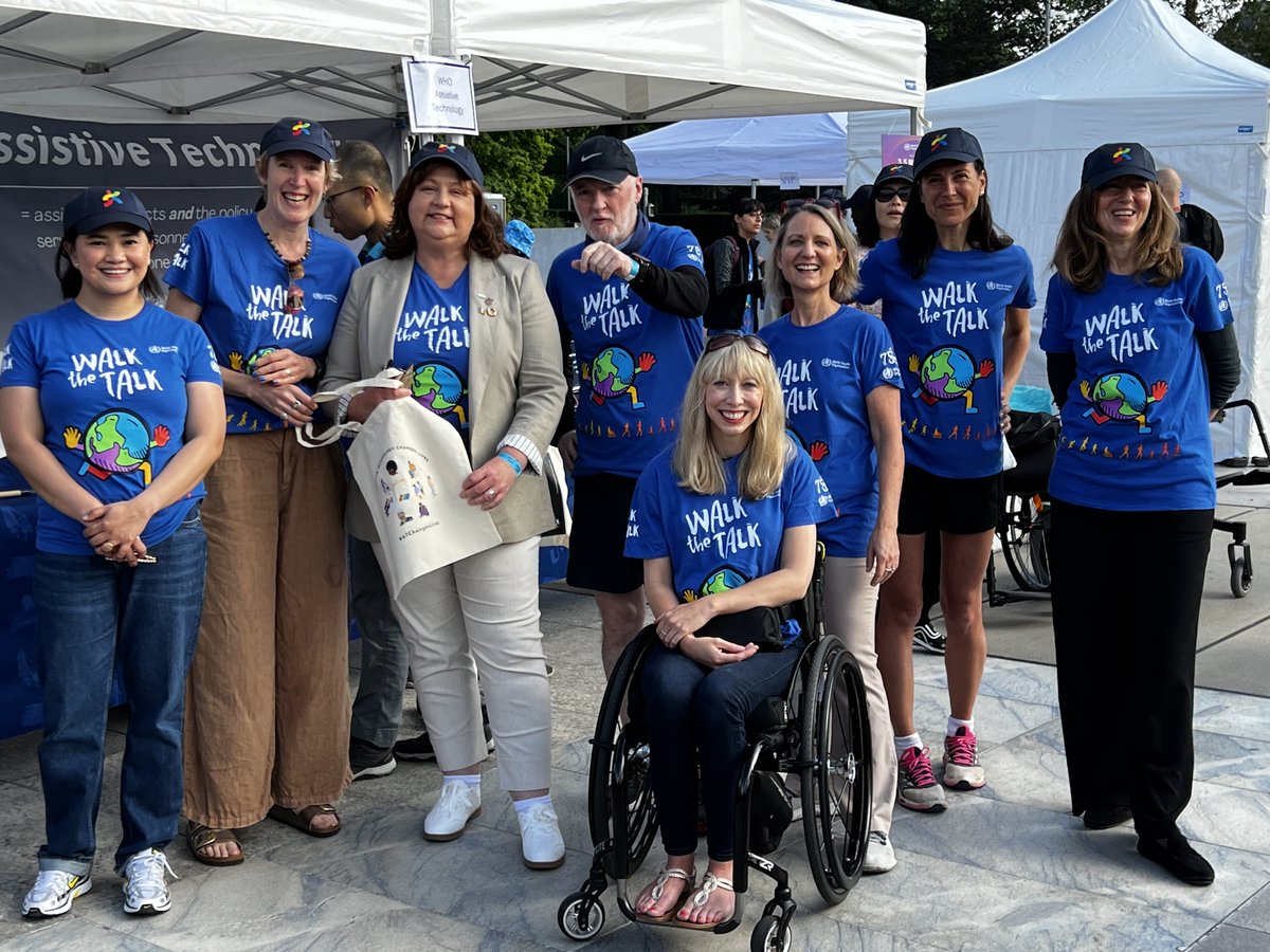 #WalktheTalk24 was a magnificent health, participation, and inclusion celebration. The #AssistiveTechnology booth received more than 600 visitors—a great chance to raise awareness of the enabling role of #AT🙏<a href="/AnneRabbitte/">Anne Rabbitte</a> <a href="/IrelandUNGeneva/">Ireland at UN in Geneva</a> for joining us and for your support.
