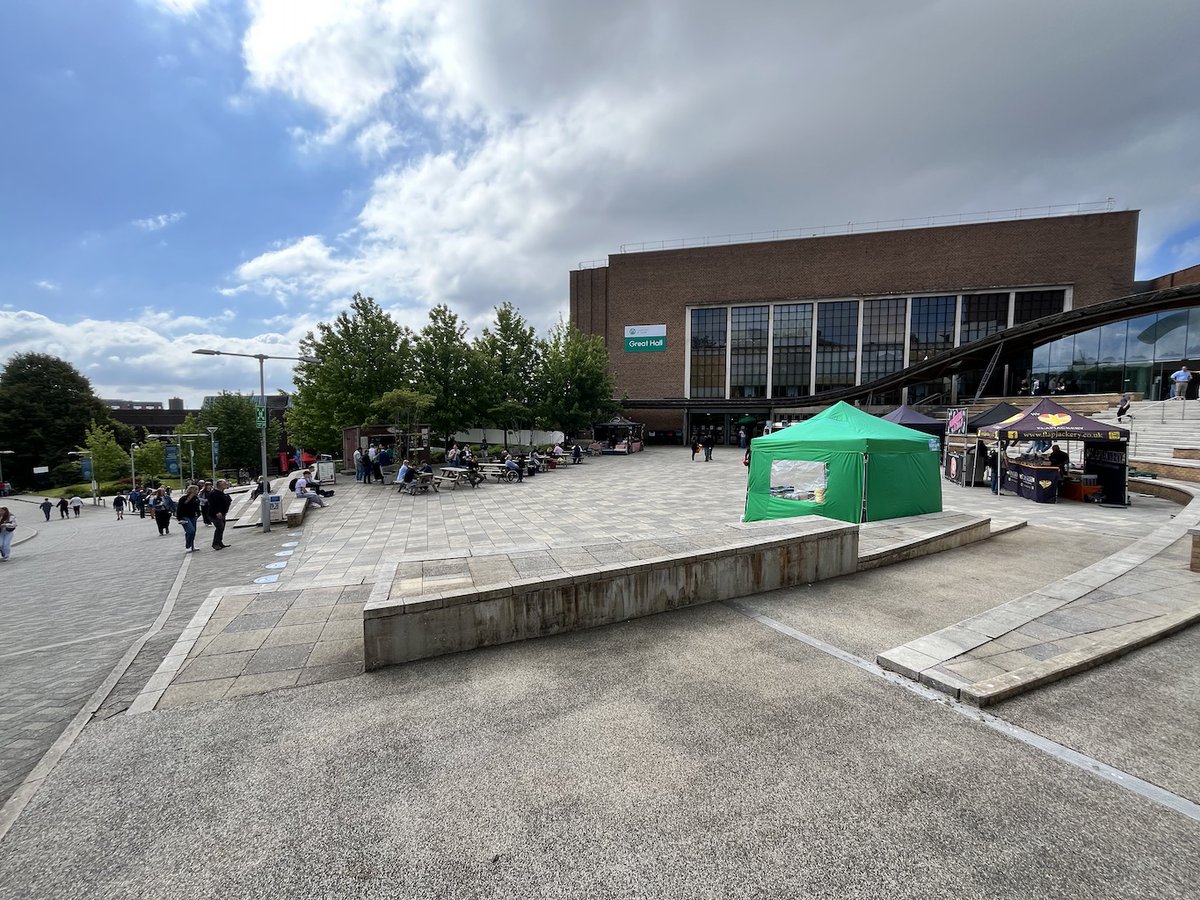 Dr Sam Morrell (@smorrell) on Twitter photo It’s a hive of activity on the <a href="/UniofExeter/">University of Exeter</a> campus today. Open days are here!
A huge welcome to all of the potential students and their entourages. I hope you are inspired that same way I was when I visited for the first time. I look forward to seeing some of you next year. 🙂 It’s a hive of activity on the <a href="/UniofExeter/">University of Exeter</a> campus today. Open days are here!
A huge welcome to all of the potential students and their entourages. I hope you are inspired that same way I was when I visited for the first time. I look forward to seeing some of you next year. 🙂