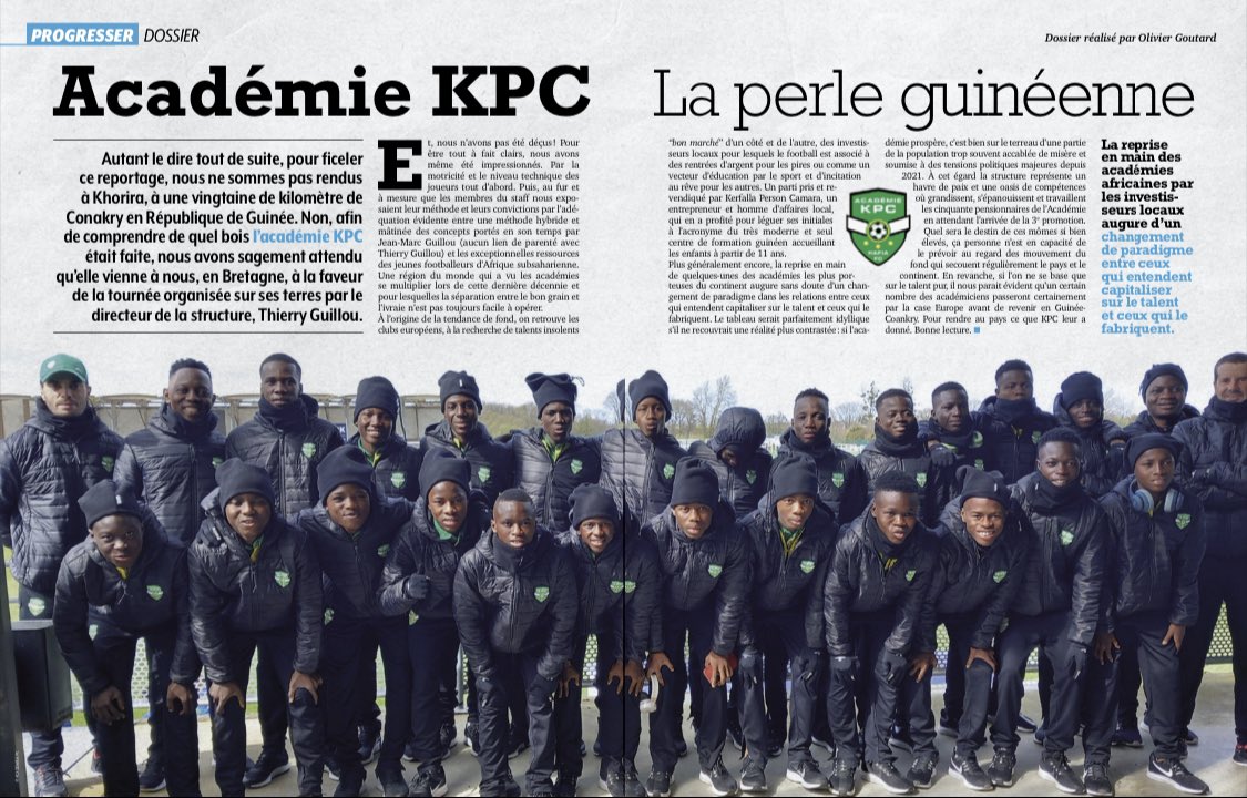 L’équipe de @VestiairesMag est fière de vous livrer un N*118 de grande qualité🤓

👉 plongée dans l’Académie Guinéenne KPC 🇬🇳 
👉 Mon échange avec Peter Zeidler, spécialiste du Pressing 🇩🇪
👉 Mon carnet pratique avec 10 exercices des coachs emblématiques des années 1990 👴🏼⚽️📚